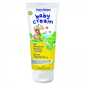 FREZYDERM Baby Cream με Χαμομηλέλαιο,Παντοθενόλη και Οξείδιο του Ψευδαργύρου 175ml